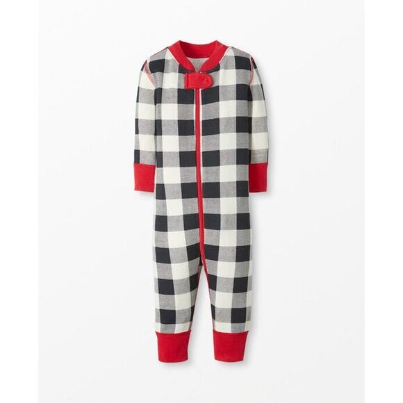 Hanna Andersson Other - Holiday Hanna Andersson Organic Plaid Baby Sleeper Size 70 (6-12 months)